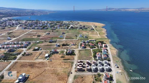 ÇANAKKALE LAPSEKİ ÇARDAK SAHİLDE SATILIK VİLLA ARSASI