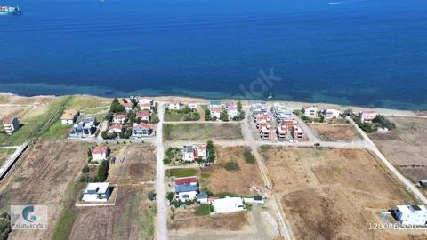 ÇANAKKALE LAPSEKİ ÇARDAK SAHİLDE SATILIK VİLLA ARSASI