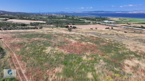 ÇANAKKALE LAPSEKİ ÇARDAK BOĞAZ VE KÖPRÜ MANZARALI SATILIK ARSA