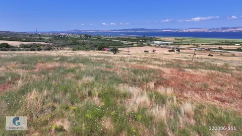 ÇANAKKALE LAPSEKİ ÇARDAK BOĞAZ VE KÖPRÜ MANZARALI SATILIK ARSA