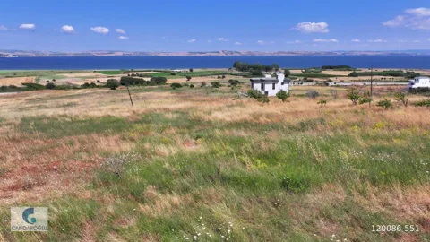 ÇANAKKALE LAPSEKİ ÇARDAK BOĞAZ VE KÖPRÜ MANZARALI SATILIK ARSA