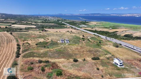 ÇANAKKALE LAPSEKİ ÇARDAK BOĞAZ VE KÖPRÜ MANZARALI SATILIK ARSA