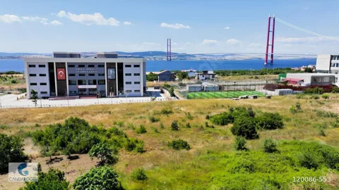 ÇANAKKALE LAPSEKİ BOĞAZ VE KÖPRÜ MANZARALI SATILIK ARSA