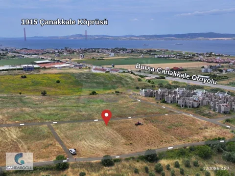 ÇANAKKALE 315 M² YERİ YÜKSEK MRKZ YAKIN FULL MNZRL İMARLI ARSA