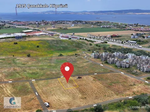 ÇANAKKALE 315 M² YERİ YÜKSEK MRKZ YAKIN FULL MNZRL İMARLI ARSA