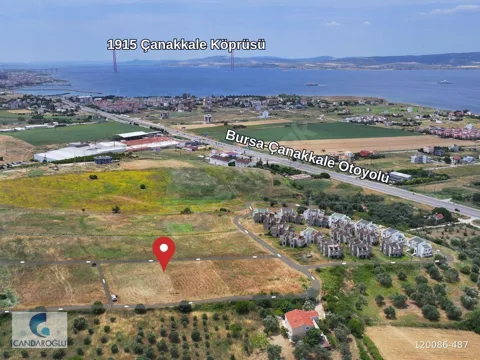 ÇANAKKALE 315 M² YERİ YÜKSEK MRKZ YAKIN FULL MNZRL İMARLI ARSA