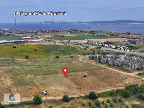 ÇANAKKALE 315 M² YERİ YÜKSEK MRKZ YAKIN FULL MNZRL İMARLI ARSA