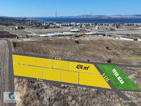 ÇANAKKALE 431M² ARSA İNŞ YAPILBİLR BOĞAZ-KÖPRÜ MNZ ANAYOLA YAKN