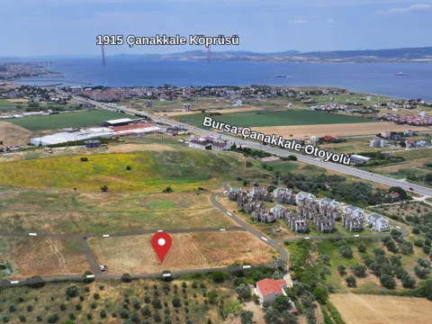 313M² YERİ YÜKSEKTE HEMEN İNŞAAT YAPILABİLİR HARİKA MANZARALI SATILIK ARSA