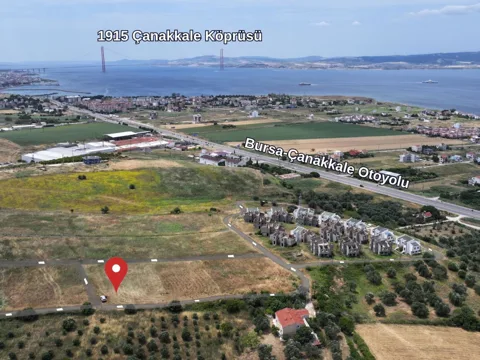 404M² YERİ YÜKSEKTE HEMEN İNŞAAT YAPILABİLİR HARİKA MANZARALI SATILIK ARSA