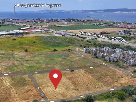 404M² YERİ YÜKSEKTE HEMEN İNŞAAT YAPILABİLİR HARİKA MANZARALI SATILIK ARSA