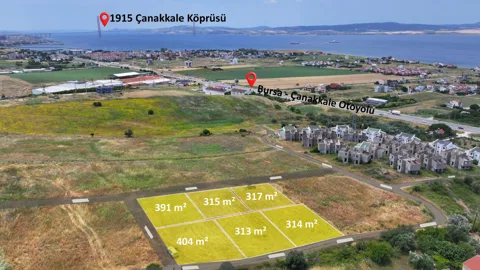 391M² YERİ YÜKSEKTE HEMEN İNŞAAT YAPILABİLİR HARİKA MANZARALI SATILIK ARSA