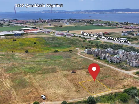 314M² YERİ YÜKSEKTE HEMEN İNŞAAT YAPILABİLİR HARİKA MANZARALI SATILIK ARSA