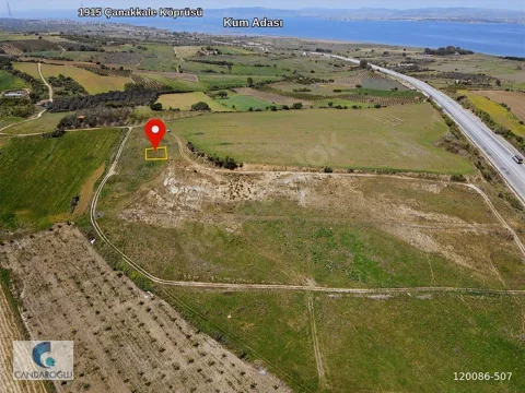 ÇANAKKALE 367M² İMARLI KÖŞE BAŞI DENİZ MANZ YÜKSKTE 1.835 BİN